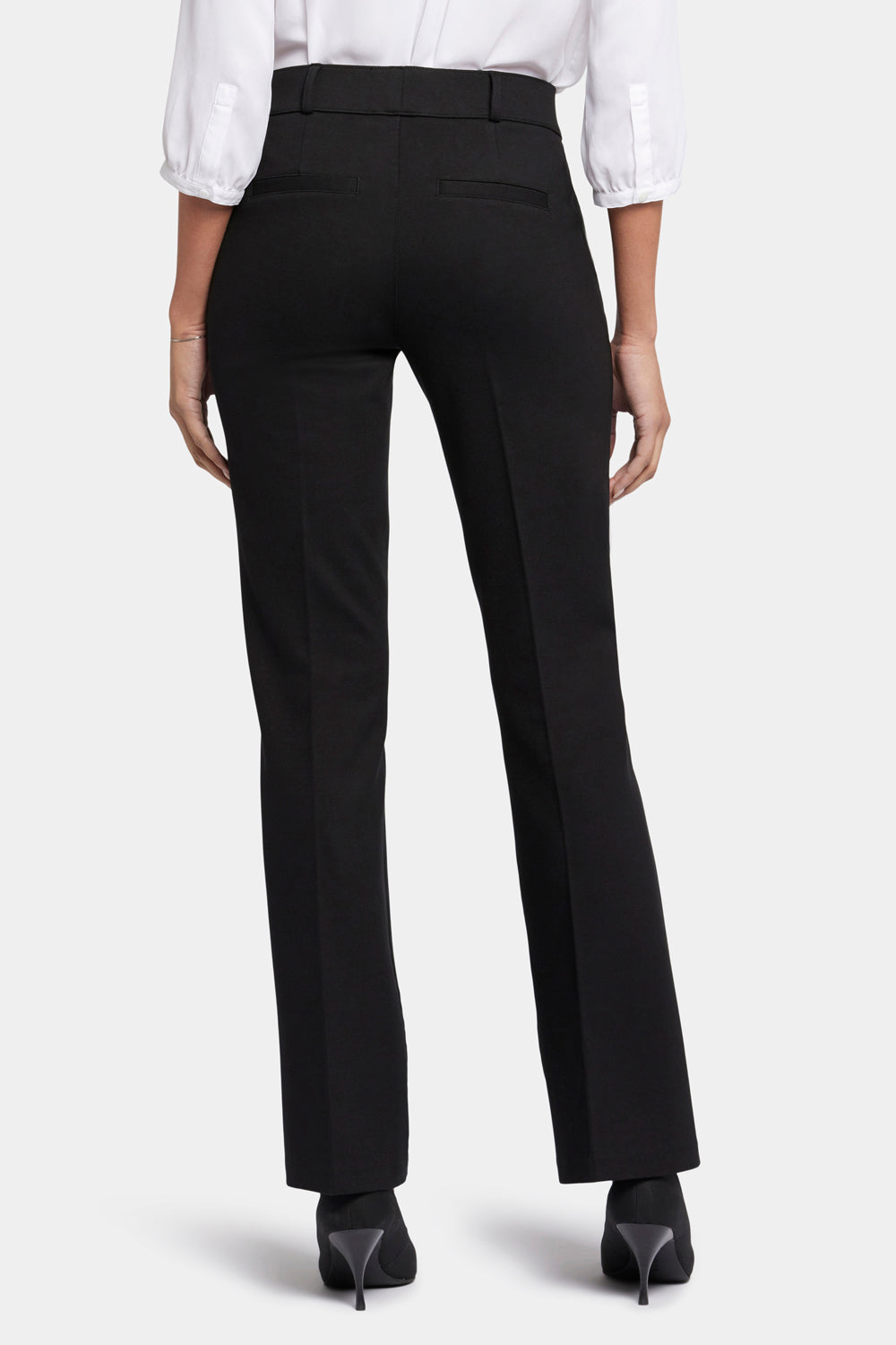 NYDJ Women's Pull On Flare Leg Trousers - Black - Size XL NYDJ Women's Pull On Flare Leg Trousers - Black - Size XL