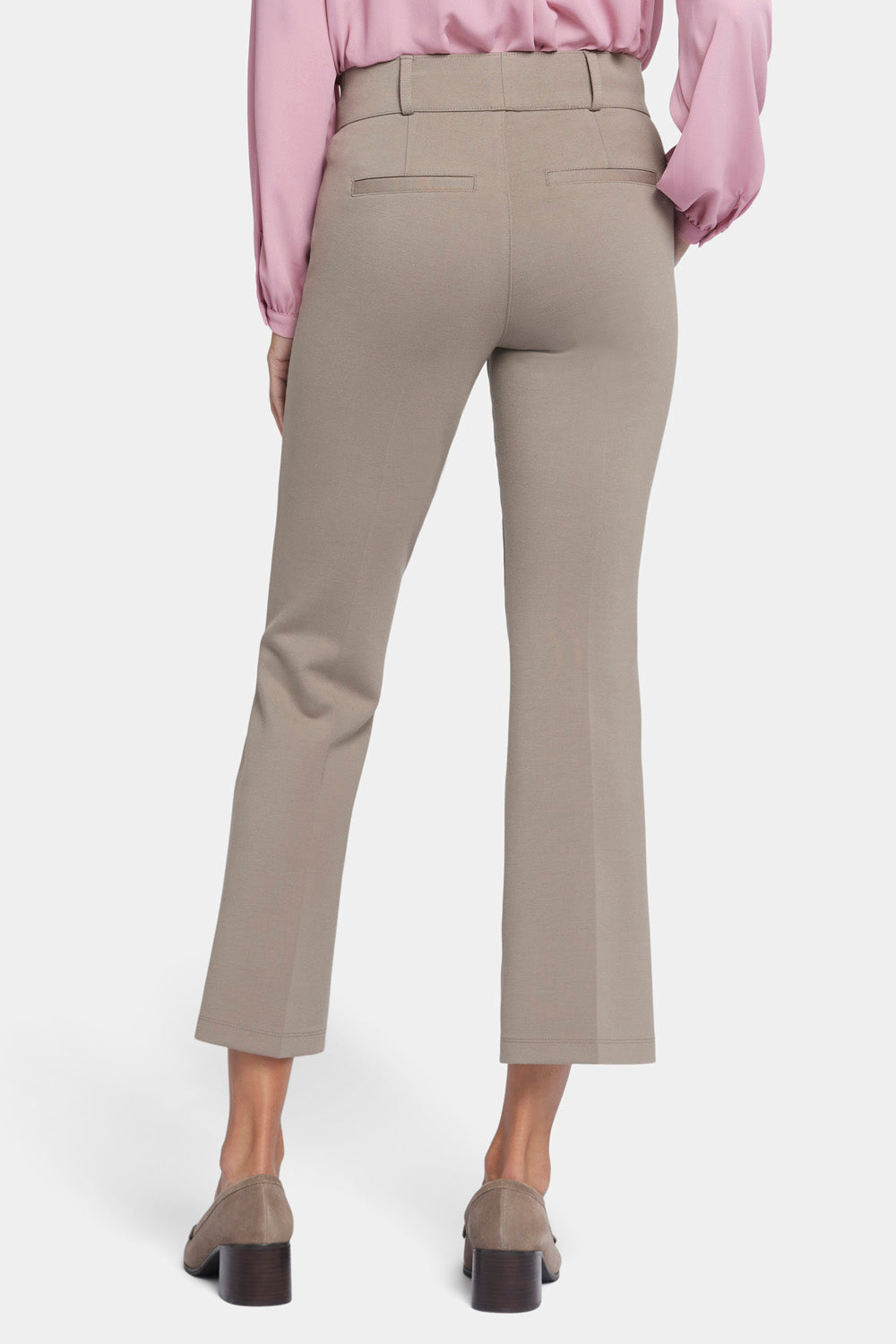 Pull-On Flared Ankle Trouser Pants Sculpt-Her™ Collection - Saddlewood Tan