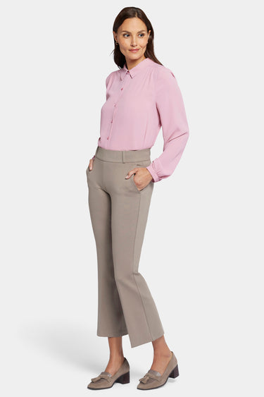 NYDJ Pull-On Flared Ankle Trouser Pants Sculpt-Her™ Collection - Saddlewood
