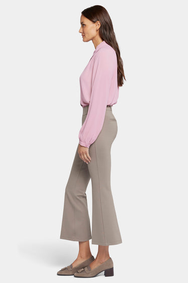 NYDJ Pull-On Flared Ankle Trouser Pants Sculpt-Her™ Collection - Saddlewood