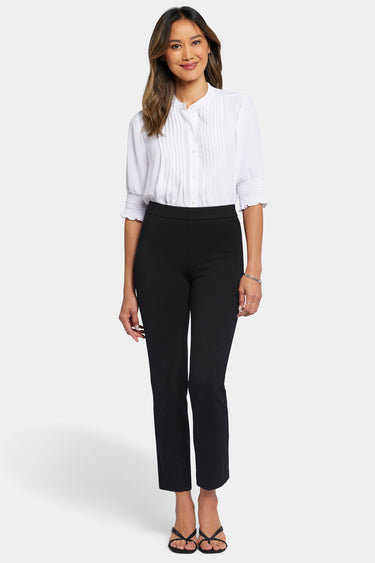 NYDJ Pull-On Slim Ankle Trouser Pants Sculpt-Her™ Collection - Black