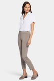 NYDJ Pull-On Straight Ankle Trouser Pants Sculpt-Her™ Collection - Saddlewood