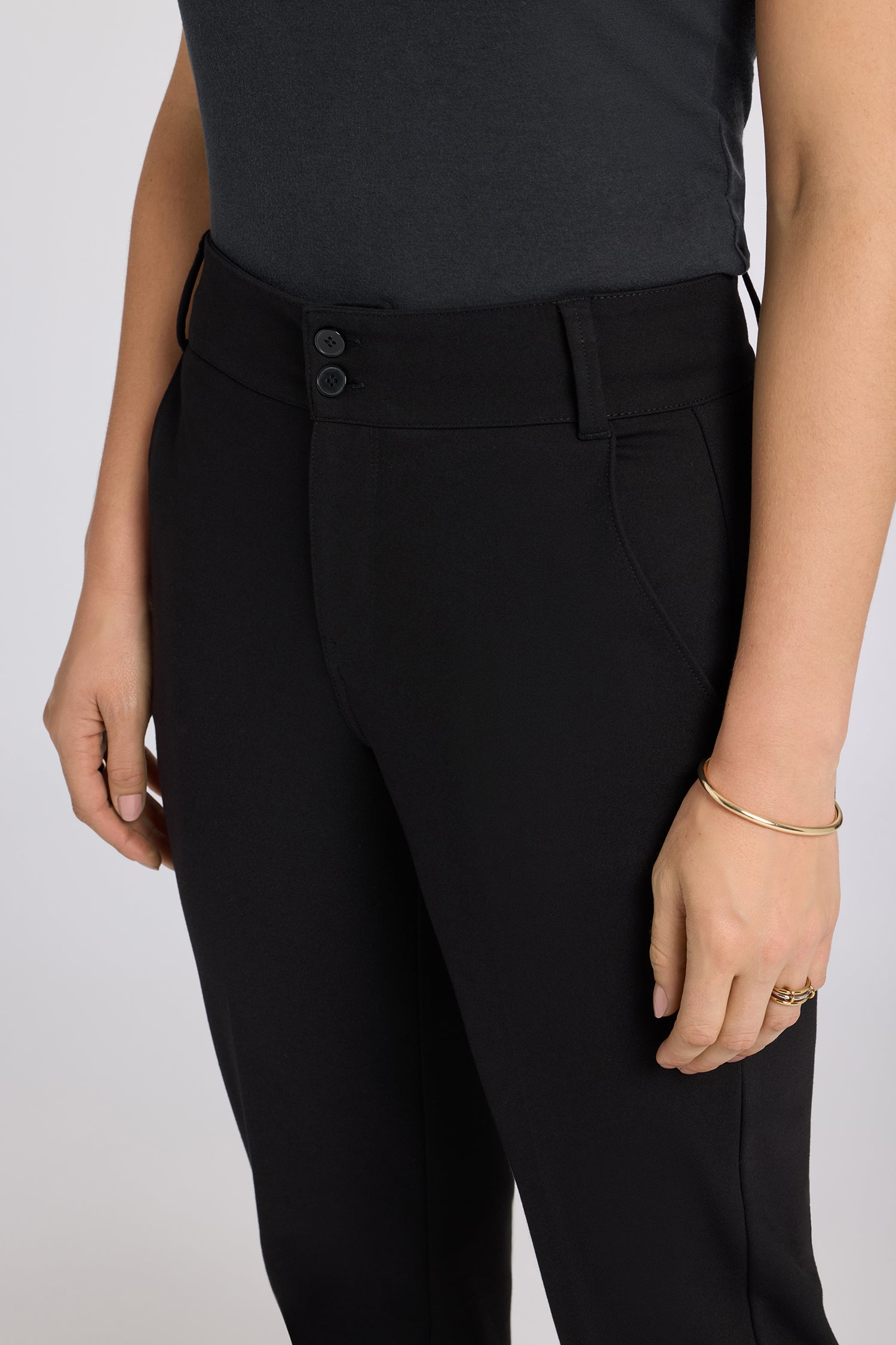Bella Trouser Pants Sculpt-Her™ Collection - Black Black | NYDJ