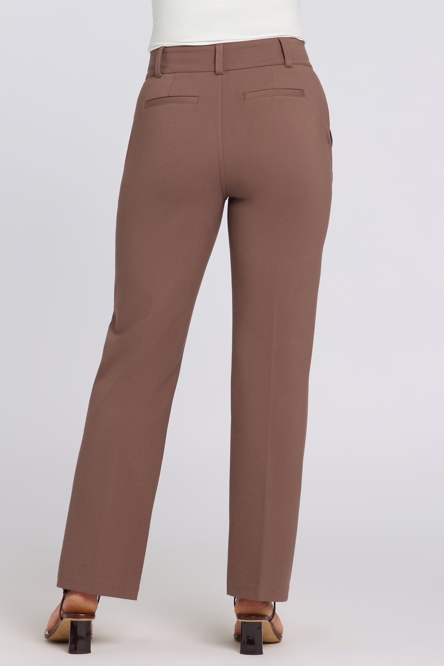 lady dress pants Bella Trouser Pants Sculpt-Her™ Collection - Deep Taupe Tan