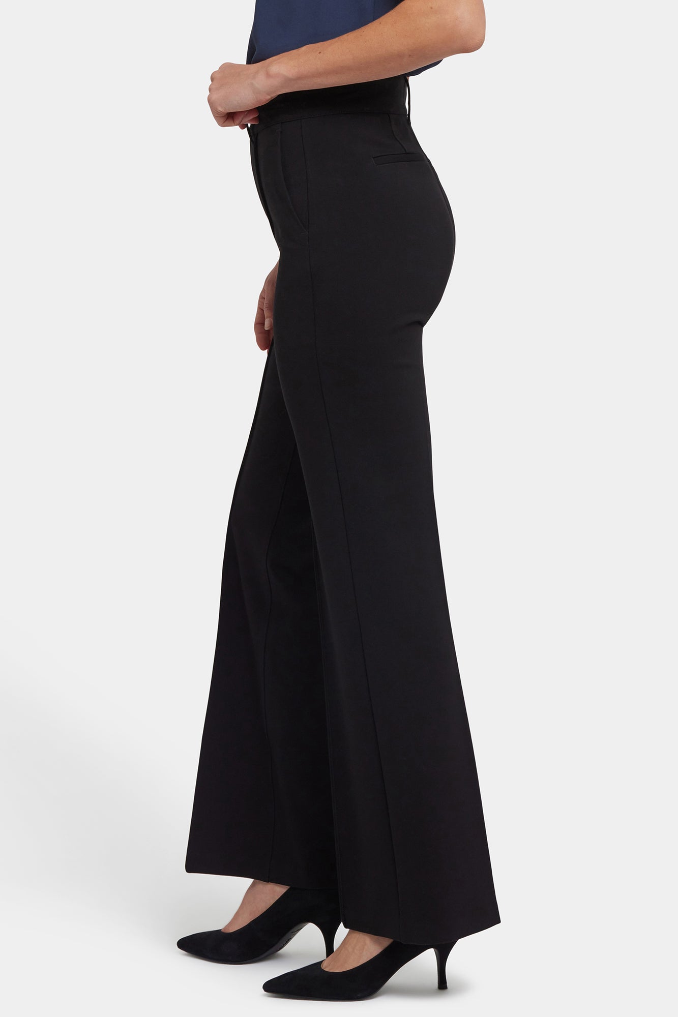 NYDJ High Rise Bootcut Trouser Pants Sculpt-Her™ Collection - Black