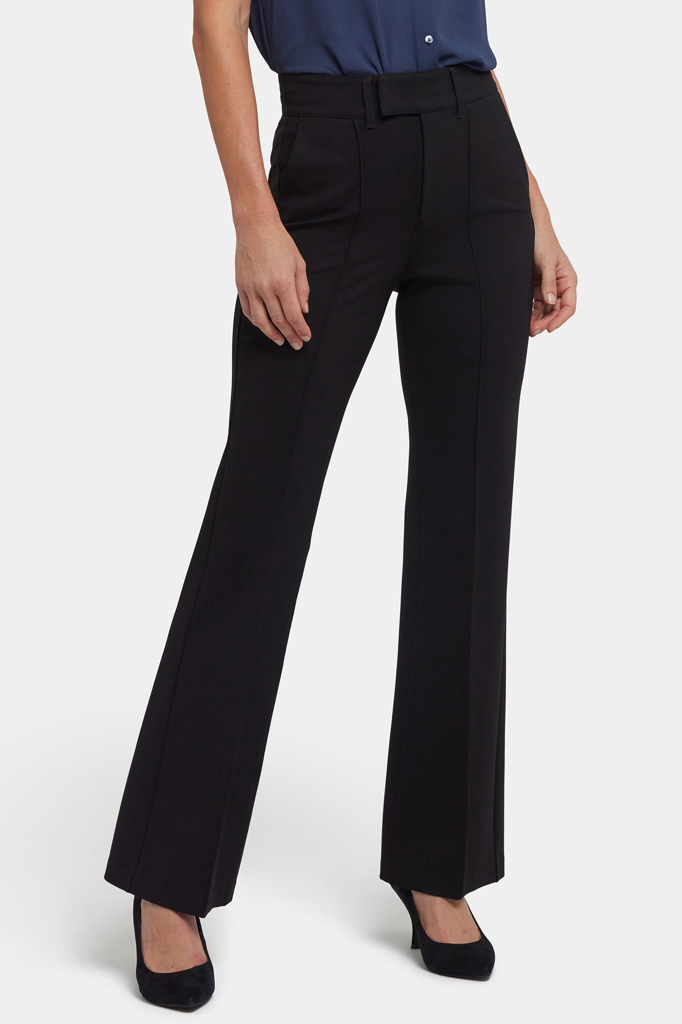 NYDJ High Rise Bootcut Trouser Pants Sculpt-Her™ Collection - Black