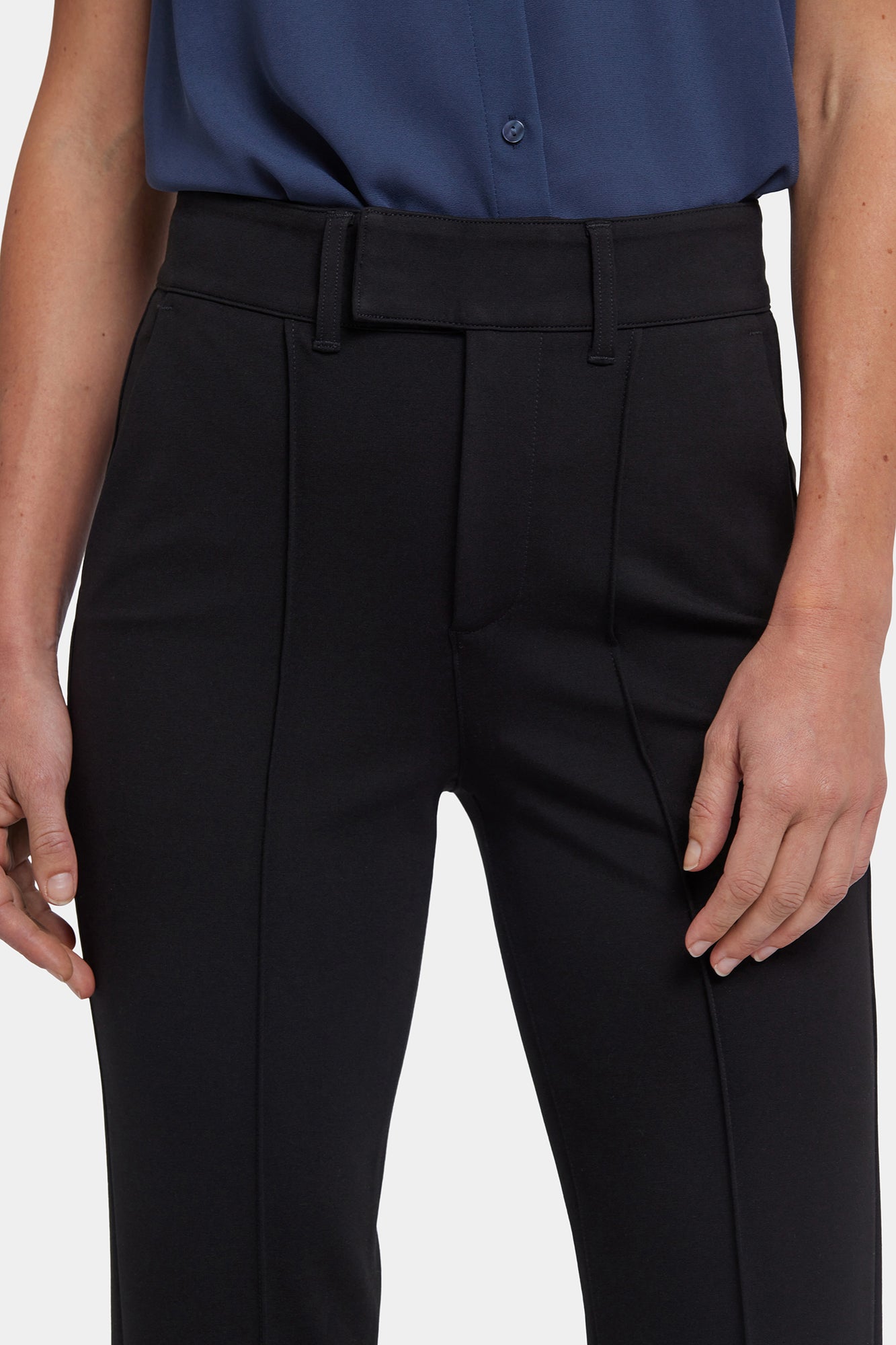 NYDJ High Rise Bootcut Trouser Pants Sculpt-Her™ Collection - Black