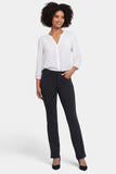 NYDJ Marilyn Straight Pants Sculpt-Her™ Collection - Charcoal Heathered