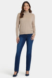 NYDJ Cashmere Turtleneck Sweater - Taupe
