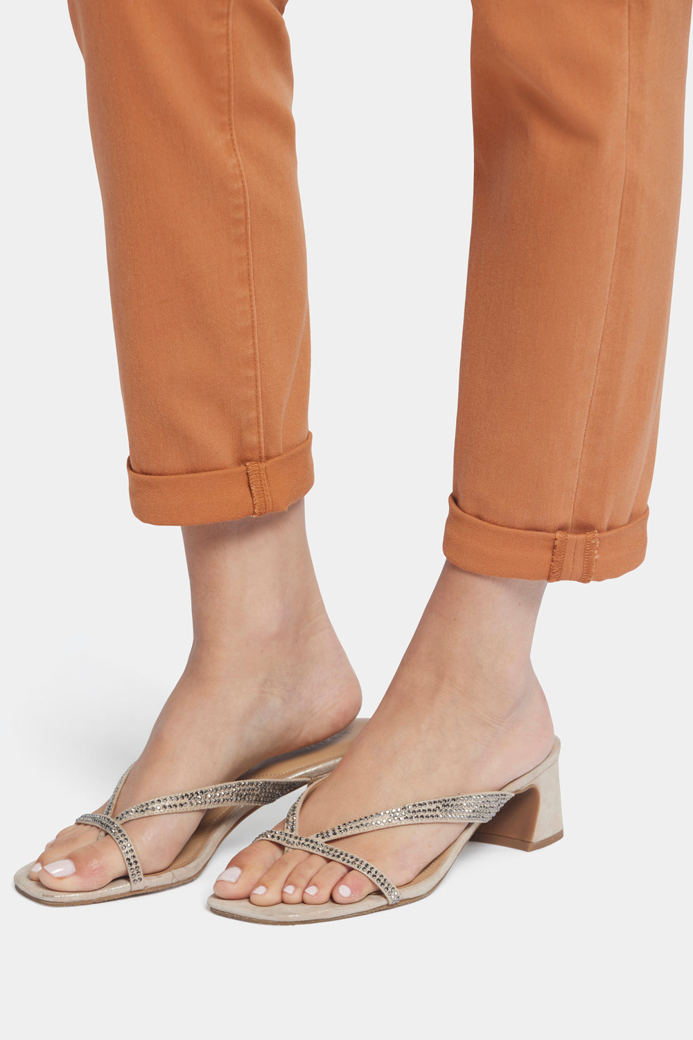 NYDJ Margot Girlfriend Jeans In Tall In Cool Embrace® Denim With Roll Cuffs And 28.5