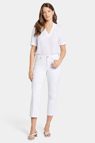 NYDJ Relaxed Piper Crop Jeans  In Cool Embrace® Denim - Optic White