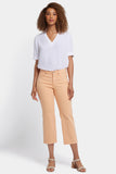 NYDJ Relaxed Piper Crop Jeans In Cool Embrace® Denim - Apricot Nectar