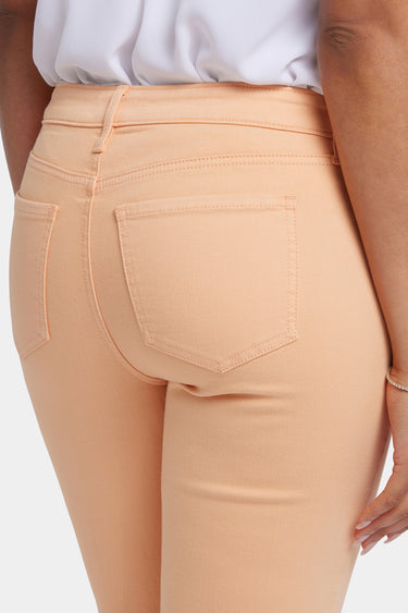 NYDJ Relaxed Piper Crop Jeans In Cool Embrace® Denim - Apricot Nectar