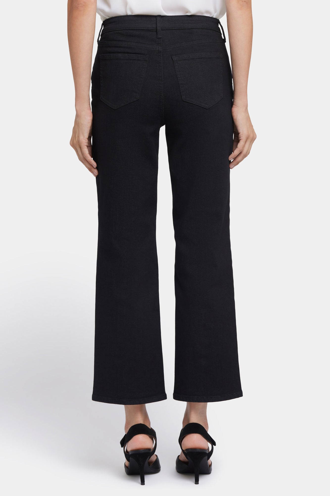 NYDJ Bailey Relaxed Straight Ankle Jeans In Cool Embrace® Denim With High Rise - Black