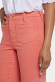 NYDJ Coco Relaxed Wide Leg Crop Jeans In Cool Embrace® Denim With High Rise And Front Patch Pockets - Coral Haze