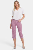 NYDJ Marilyn Straight Crop Jeans In Cool Embrace® Denim With Cuffs - Fairy Falls