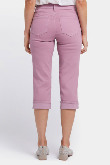 NYDJ Marilyn Straight Crop Jeans In Cool Embrace® Denim With Cuffs - Fairy Falls