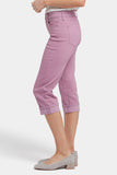 NYDJ Marilyn Straight Crop Jeans In Cool Embrace® Denim With Cuffs - Fairy Falls