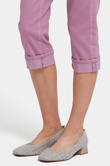 NYDJ Marilyn Straight Crop Jeans In Cool Embrace® Denim With Cuffs - Fairy Falls