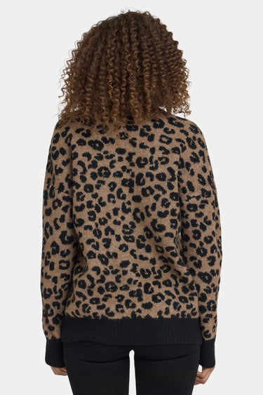 NYDJ Cheetah Cardigan - Black Combo