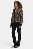 NYDJ Cheetah Cardigan - Black Combo