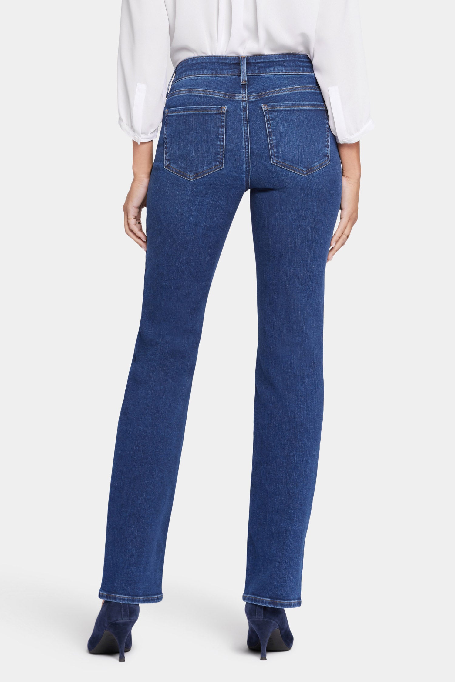 Marilyn Straight Jeans - Cooper Blue | NYDJ