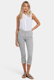 NYDJ Chloe Skinny Capri Jeans With Roll Cuffs - Luarca Stripe