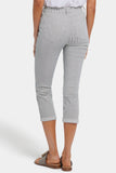 NYDJ Chloe Skinny Capri Jeans With Roll Cuffs - Luarca Stripe