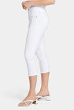 NYDJ Ami Skinny Capri Jeans With High Rise - Optic White