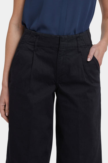 NYDJ Mona Wide Leg Trouser Jeans With High Rise - Black