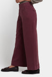 NYDJ Mona Wide Leg Trouser Jeans With High Rise - Sienna Red