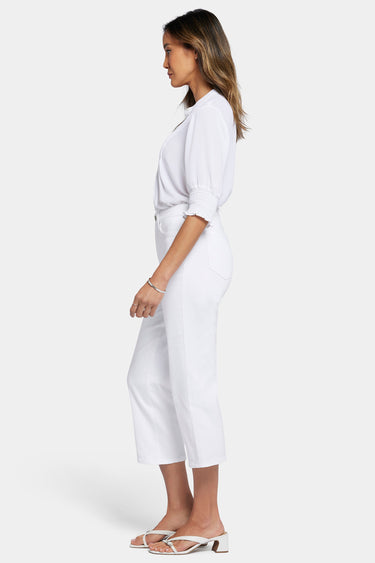 NYDJ Joni Relaxed Capri Jeans With High Rise - Optic White