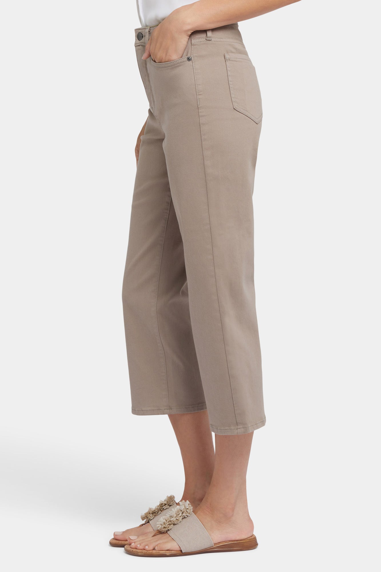 NYDJ Joni Relaxed Capri Jeans With High Rise - Saddlewood