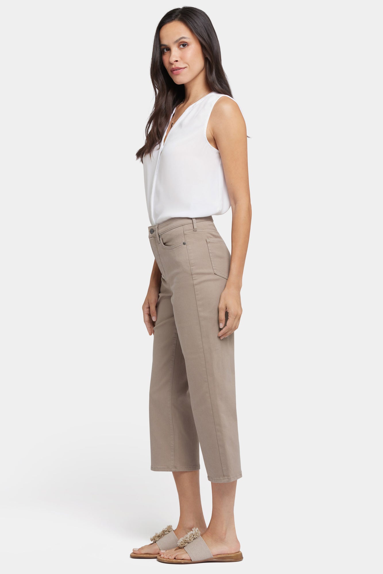 NYDJ Joni Relaxed Capri Jeans With High Rise - Saddlewood