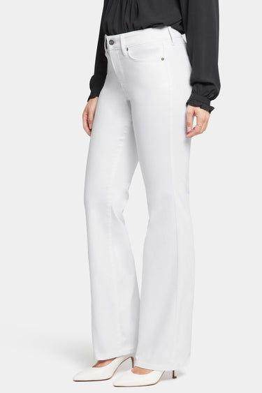 NYDJ Blake Slim Flared Jeans With High Rise - Optic White