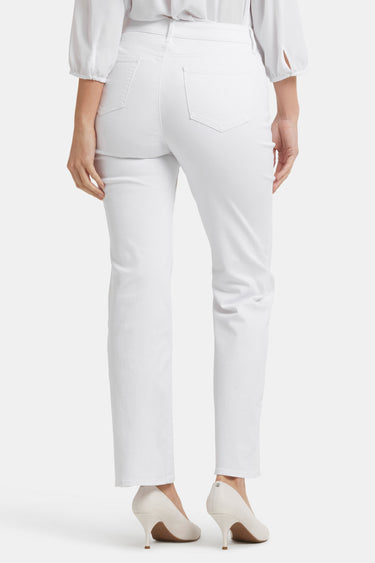 NYDJ Blake Slim Flared Jeans With High Rise - Optic White