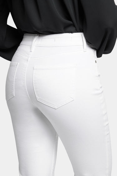 NYDJ Blake Slim Flared Jeans With High Rise - Optic White