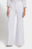 NYDJ Mia Palazzo Jeans With High Rise - Optic White