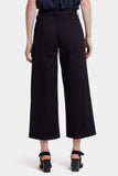 NYDJ Mona Wide Leg Trouser Ankle Jeans With High Rise - Black