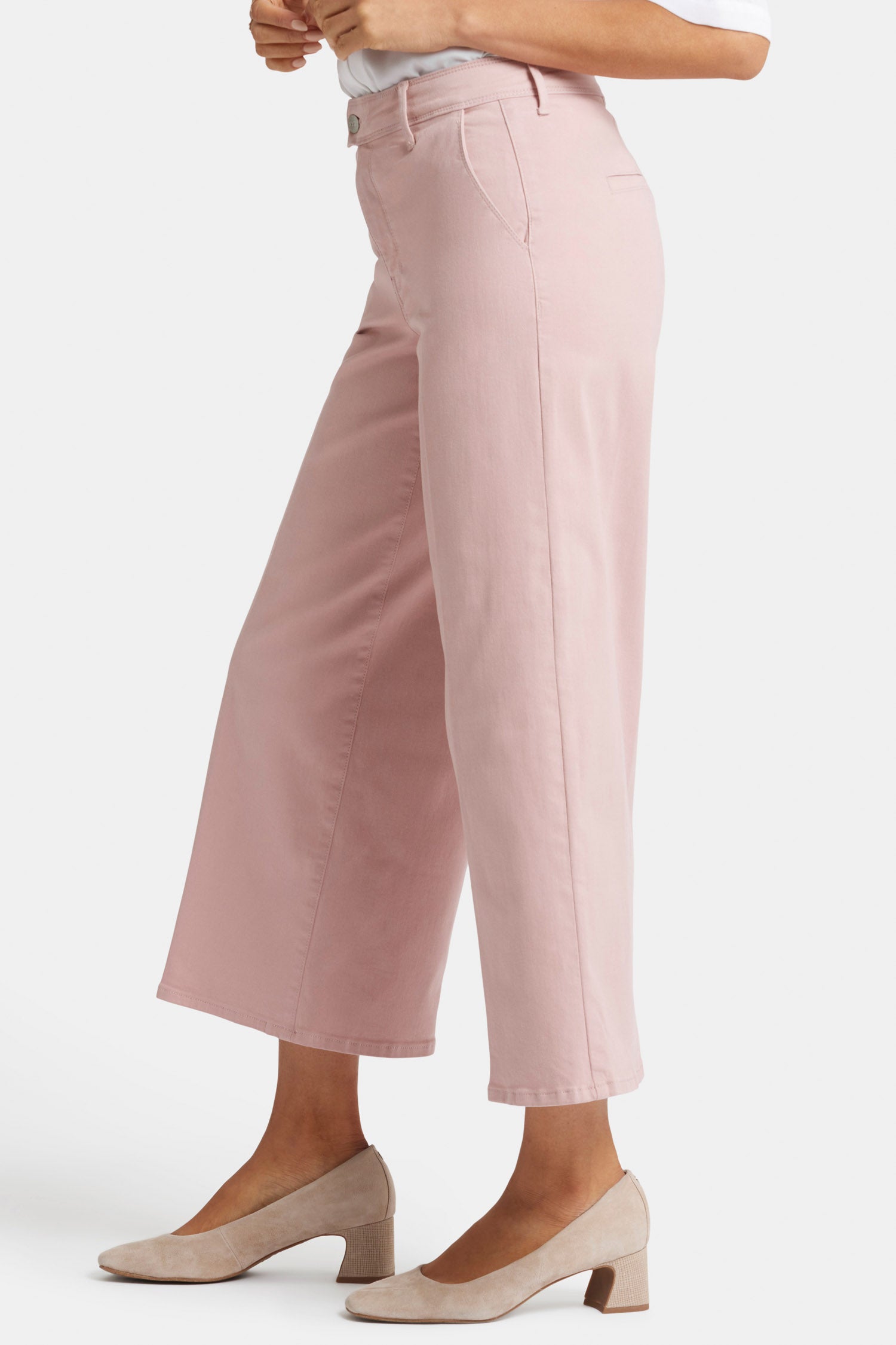 Mona Wide Leg Trouser Ankle Jeans With High Rise - Bell Meadow