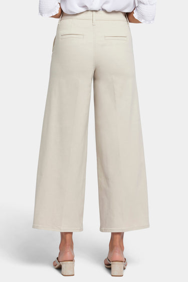 NYDJ Mona Wide Leg Trouser Ankle Jeans With High Rise - Feather