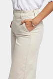 NYDJ Mona Wide Leg Trouser Ankle Jeans With High Rise - Feather
