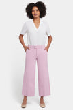 NYDJ Mona Wide Leg Trouser Ankle Jeans With High Rise - Pink Nectar