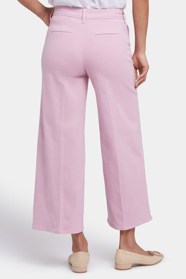 NYDJ Mona Wide Leg Trouser Ankle Jeans With High Rise - Pink Nectar