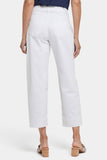 NYDJ Balloon Ankle Jeans With Pleats - Optic White