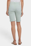 NYDJ Briella 11 Inch Denim Shorts With Roll Cuffs - Tomatillo