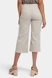 NYDJ Brigitte Wide Leg Capri Jeans With High Rise - Feather
