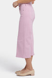 NYDJ Brigitte Wide Leg Capri Jeans With High Rise - Pink Nectar