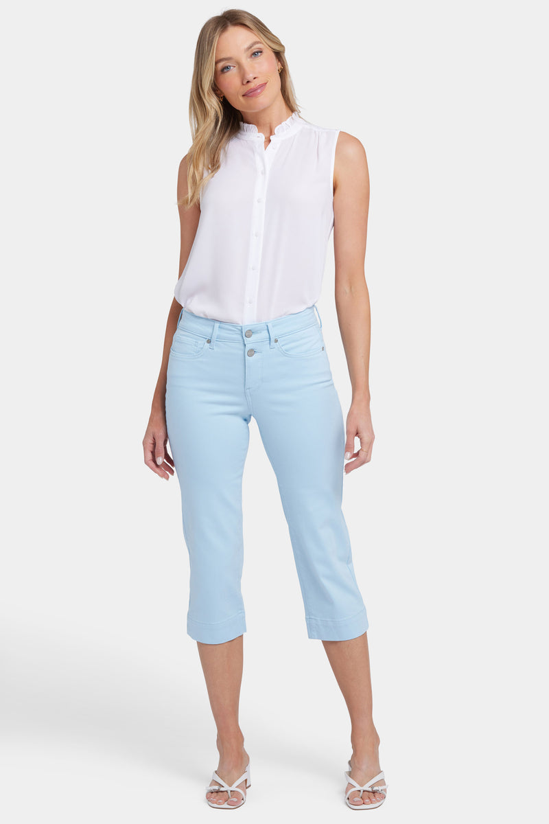 NYDJ Marilyn Straight Crop Jeans With Double-Button Waistband And 2