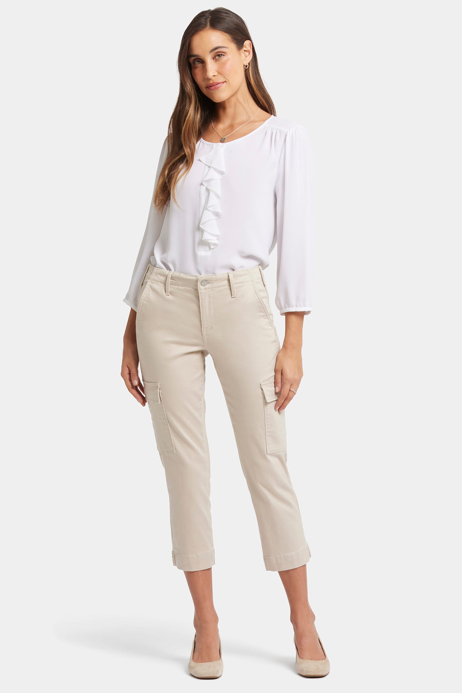 SIDE HOLE SHEER LINE PANTS